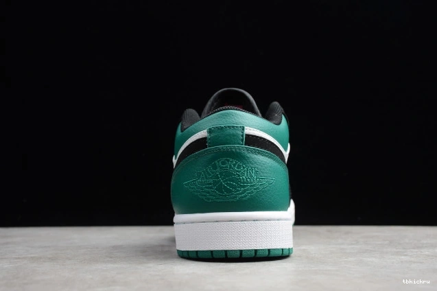 Rep TBkick White Jordan Green Mystic Air 1 553558-113 Low Black 0627